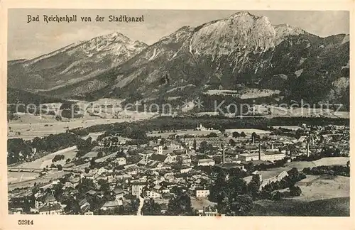 AK / Ansichtskarte Bad_Reichenhall Blick von der Stadtkanzel Bad_Reichenhall