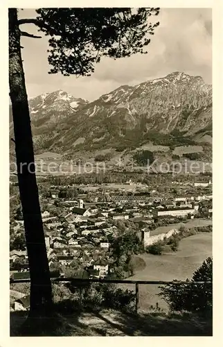 AK / Ansichtskarte Bad_Reichenhall mit Zwiesel und Hochstaufen Bad_Reichenhall