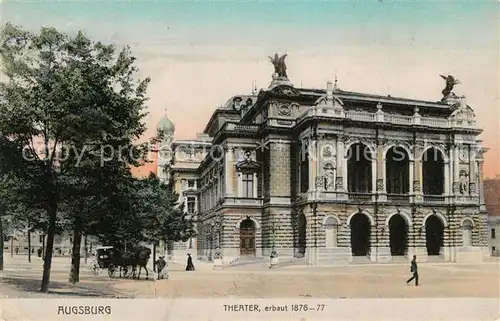 AK / Ansichtskarte Augsburg Theater Augsburg