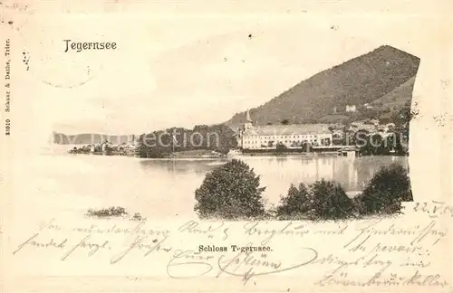 AK / Ansichtskarte Tegernsee Schloss Tegernsee Tegernsee