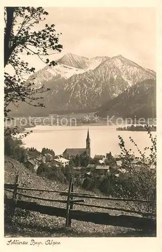AK / Ansichtskarte Schliersee Panorama Schliersee
