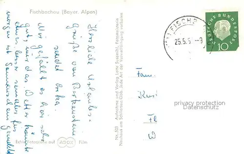 AK / Ansichtskarte Fischbachau Panorama Teilansichten Fischbachau