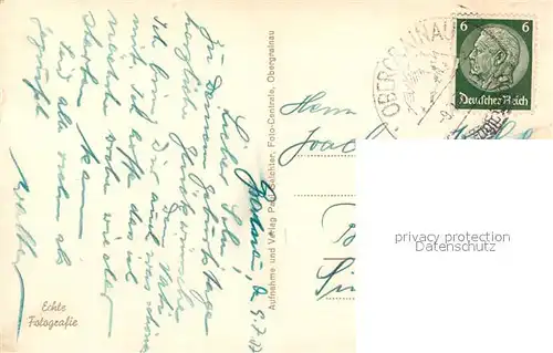 AK / Ansichtskarte Obergrainau mit Alpspitze Gr und Kl Waxenstein Zugspitze Obergrainau