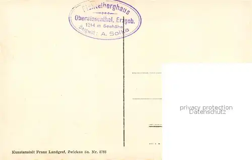 AK / Ansichtskarte Oberwiesenthal_Erzgebirge Fichtelberg mit Autostrasse und Fichtelberghaus Oberwiesenthal Erzgebirge
