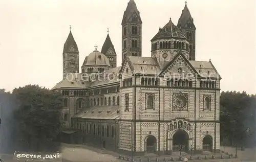 AK / Ansichtskarte Speyer_Rhein Dom Speyer Rhein