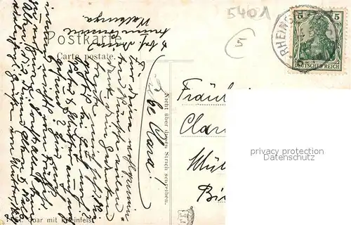 AK / Ansichtskarte St_Goar Rheinpartie mit Burg Rheinfels St_Goar