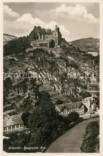 AK / Ansichtskarte Altenahr Burgruine Are Altenahr