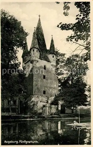 AK / Ansichtskarte Augsburg Fuenfgratturm Augsburg