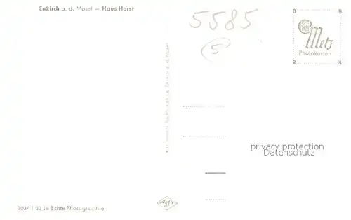 AK / Ansichtskarte Enkirch_Mosel Haus Horst Enkirch Mosel