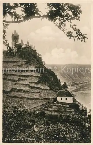 AK / Ansichtskarte Cochem_Mosel Burg Cochem Cochem Mosel
