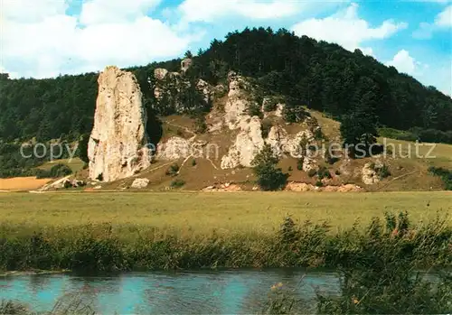 AK / Ansichtskarte Dollnstein Landschaftspanorama Altmuehltal Felsen Dollnstein