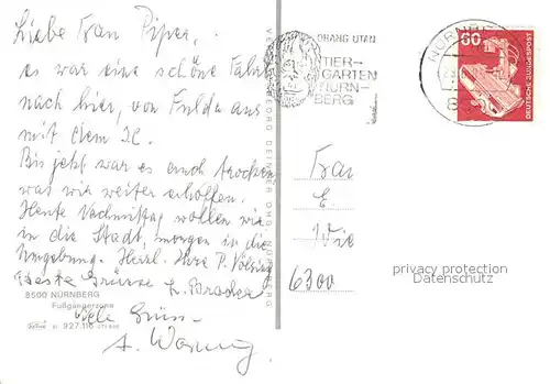 AK / Ansichtskarte Nuernberg Fussgaengerzone Nuernberg