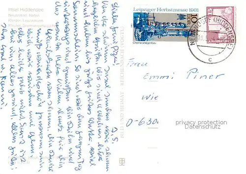 AK / Ansichtskarte Insel_Hiddensee Neuendorf Hafen Kloster Leuchtturm Seemannshaeuschen Insel Hiddensee