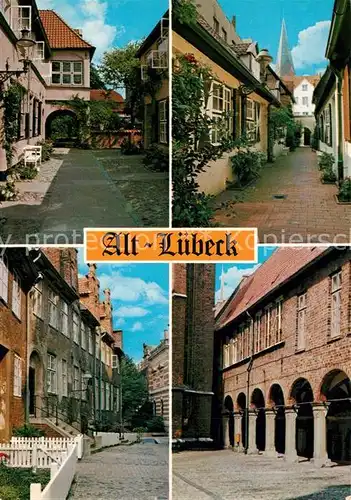 AK / Ansichtskarte Alt_Luebeck Partien in der Altstadt 