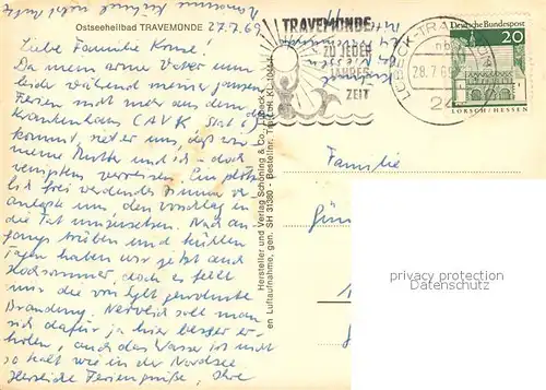 AK / Ansichtskarte Travemuende_Ostseebad Fliegeraufnahme Travemuende_Ostseebad