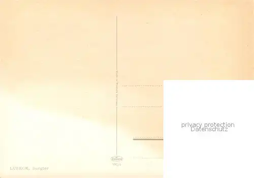 AK / Ansichtskarte Luebeck Burgtor Luebeck