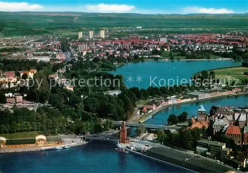 AK / Ansichtskarte Luebeck Hansestadt Fliegeraufnahme Luebeck