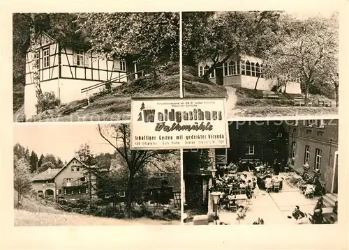 AK / Ansichtskarte Muehltal_Thueringen Waldgasthaus Walkmuehle  Muehltal Thueringen