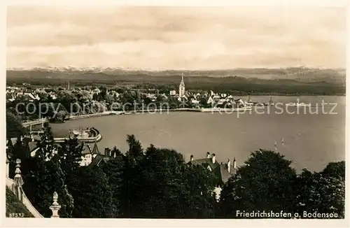 AK / Ansichtskarte Friedrichshafen_Bodensee Panorama Friedrichshafen Bodensee