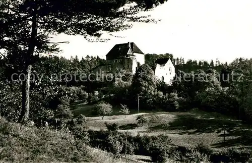 AK / Ansichtskarte Nentershausen_Hessen Burg Tannenberg Jugendherberge Nentershausen Hessen