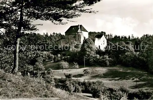 AK / Ansichtskarte Nentershausen_Hessen Burg Tannenberg Jugendherberge Nentershausen Hessen