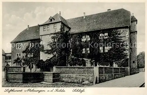 AK / Ansichtskarte Melsungen_Fulda Schloss Melsungen Fulda