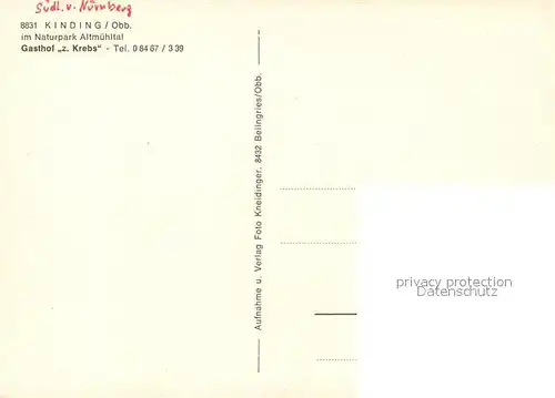 AK / Ansichtskarte Kinding Kirche Kinding