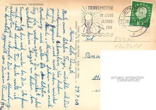 AK / Ansichtskarte Travemuende_Ostseebad Fliegeraufnahme Travemuende_Ostseebad