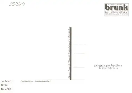 AK / Ansichtskarte Laubach_Hessen Schloss Laubach Hessen