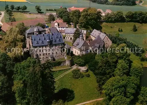 AK / Ansichtskarte Lauterbach_Hessen Schloss Eisenbach Fliegeraufnahme Lauterbach Hessen