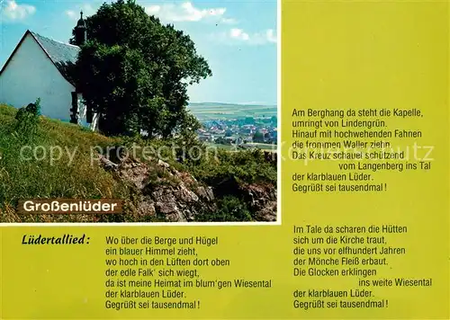 AK / Ansichtskarte Grossenlueder Kapelle Fuldaer Vogelsberg Luedertallied Grossenlueder