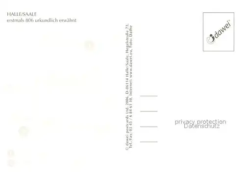 AK / Ansichtskarte Halle_Saale Eselsbrunnen Bronzeplastik Nachtaufnahme Halle_Saale