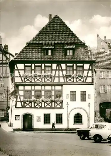 AK / Ansichtskarte Eisenach_Thueringen Lutherhaus Fachwerkhaus Historisches Gebaeude Eisenach Thueringen