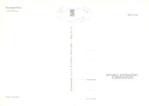 AK / Ansichtskarte Eisenach_Thueringen Lutherhaus Fachwerkhaus Historisches Gebaeude Eisenach Thueringen