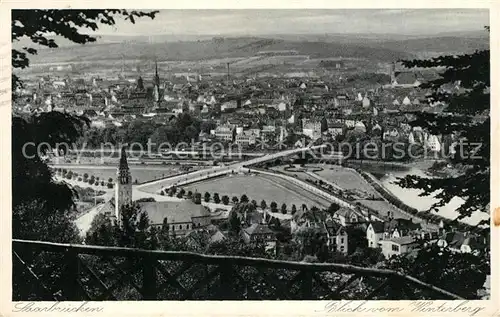 AK / Ansichtskarte Saarbruecken Blick vom Winterberg Saarbruecken