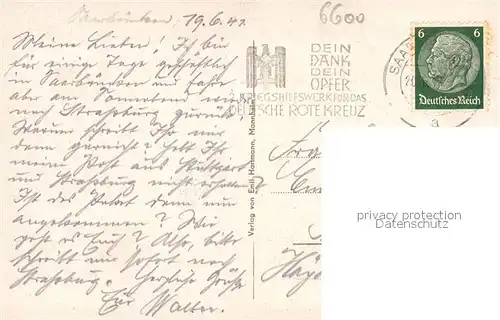 AK / Ansichtskarte Saarbruecken Saarpartie mit alter Bruecke Saarbruecken