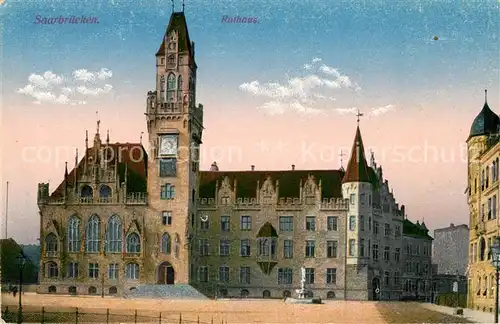 AK / Ansichtskarte Saarbruecken Rathaus Saarbruecken