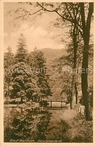 AK / Ansichtskarte Bad_Bertrich Schwanenteich Bad_Bertrich