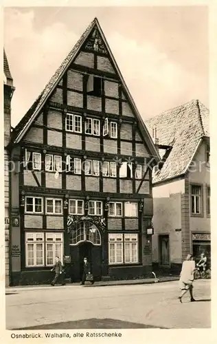 AK / Ansichtskarte Osnabrueck Walhalla Alte Ratsschenke Osnabrueck