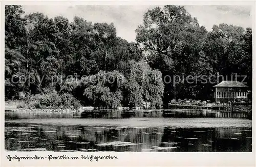 AK / Ansichtskarte Holzminden_Weser Partie im Teichgarten Holzminden Weser