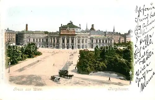 AK / Ansichtskarte Wien Burgtheater Wien