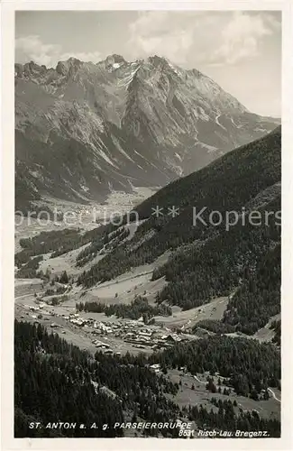 AK / Ansichtskarte St_Anton_Arlberg Parseiergruppe St_Anton_Arlberg