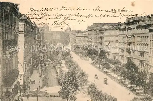 AK / Ansichtskarte Wien Kaernthnerring Wien