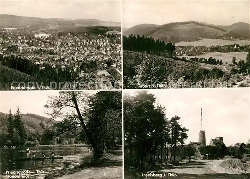 AK / Ansichtskarte Thueringen_Region Friedrichsroda Tabarz Inselsberg  Thueringen Region