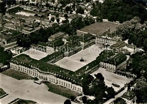 AK / Ansichtskarte Ludwigsburg_Wuerttemberg Fliegeraufnahme Schloss Ludwigsburg Wuerttemberg