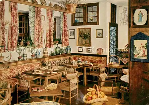 AK / Ansichtskarte Sasbachwalden Gaststaette Sternenwirtshaus Hohritt Gaststube Sasbachwalden