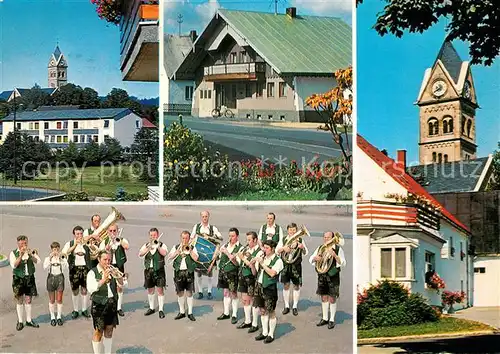 AK / Ansichtskarte Mehlmeisel Musikkapelle Stadtansichten Mehlmeisel