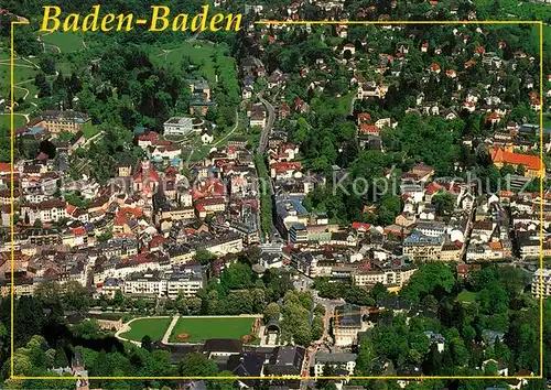 AK / Ansichtskarte Baden Baden Fliegeraufnahme Baden Baden