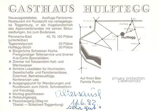 AK / Ansichtskarte Hulftegg Passhoehe Hulftegg