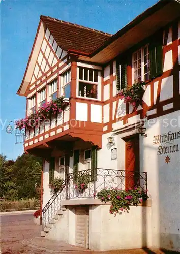 AK / Ansichtskarte Flaach Wirtshaus Sternen Fachwerk Flaach